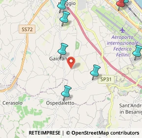 Mappa Via Lagone, 47924 Rimini RN, Italia (3.28091)