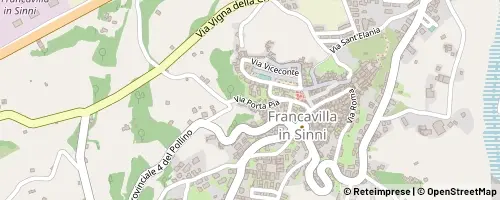 Mappa Francavilla in Sinni
