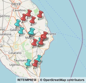 Mappa Via Trieste, 73027 Minervino di Lecce LE, Italia (15.206)