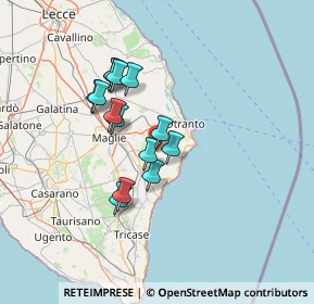Mappa Via Trieste, 73027 Minervino di Lecce LE, Italia (11.82071)