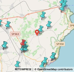Mappa Via Trieste, 73027 Minervino di Lecce LE, Italia (6.285)