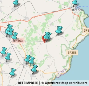 Mappa Via Trieste, 73027 Minervino di Lecce LE, Italia (6.0975)