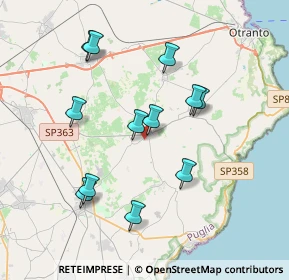 Mappa Via Trieste, 73027 Minervino di Lecce LE, Italia (3.8825)