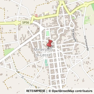 Mappa Via Roma, 12, 73027 Minervino di Lecce, Lecce (Puglia)