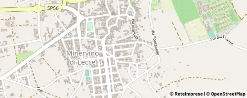Mappa Minervino di Lecce