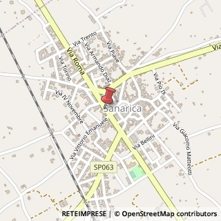Mappa Via roma 95, 73030 Sanarica, Lecce (Puglia)