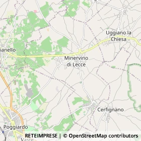 Mappa Minervino di Lecce