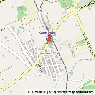 Mappa Via Don Luigi Rota, 2, 73017 Sannicola, Lecce (Puglia)