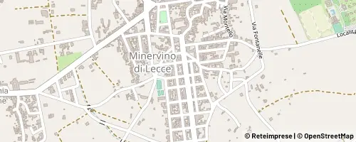 Mappa Minervino di Lecce