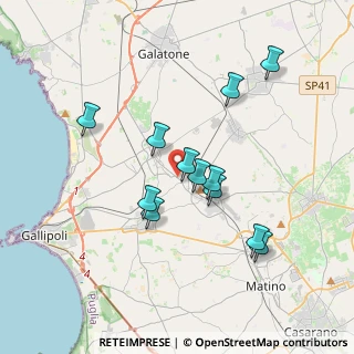Mappa Via S. Simone, 73017 Sannicola LE, Italia (3.55583)