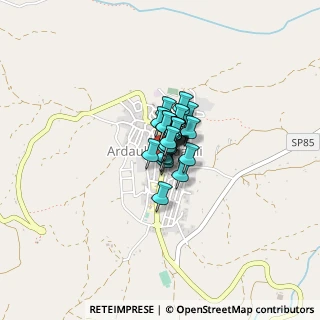 Mappa Via Mesu Ortos, 09081 Ardauli OR, Italia (0.136)