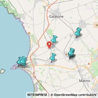 Mappa Via M.Buonarroti, 73017 Sannicola LE, Italia (4.86333)