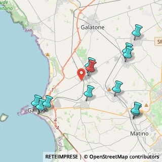 Mappa Viale Gallipoli, 73017 Sannicola LE, Italia (5.0775)