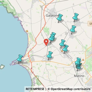 Mappa Viale Gallipoli, 73017 Sannicola LE, Italia (5.07917)