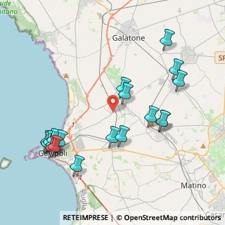 Mappa Viale Gallipoli, 73017 Sannicola LE, Italia (5.062)