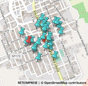 Mappa Via Pasquale de Lorentis, 73020 Scorrano LE, Italia (0.15556)