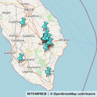 Mappa 73030 Sanarica LE, Italia (9.97077)