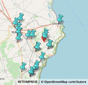 Mappa SP60, 73027 Minervino di Lecce LE, Italia (8.4655)