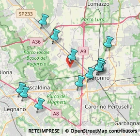 Mappa Via Fratelli Ghirimoldi, 21040 Gerenzano VA, Italia (3.91833)