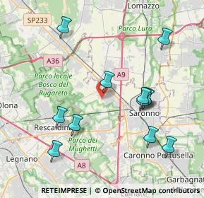 Mappa Via Fratelli Ghirimoldi, 21040 Gerenzano VA, Italia (4.15917)