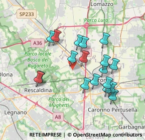 Mappa Via Fratelli Ghirimoldi, 21040 Gerenzano VA, Italia (3.355)