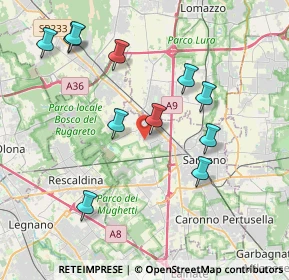 Mappa Via Fratelli Ghirimoldi, 21040 Gerenzano VA, Italia (4.02636)