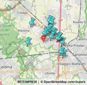 Mappa Via Fratelli Ghirimoldi, 21040 Gerenzano VA, Italia (1.22333)