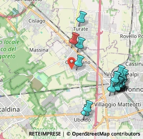Mappa Via Fratelli Ghirimoldi, 21040 Gerenzano VA, Italia (2.395)