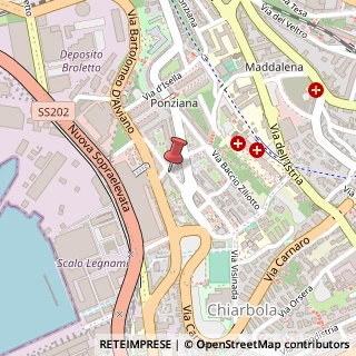 Mappa Via Lorenzo Lorenzetti, 28, 34144 Trieste, Trieste (Friuli-Venezia Giulia)