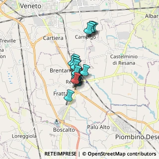 Mappa Via Giorgione, 31023 Resana TV, Italia (0.886)