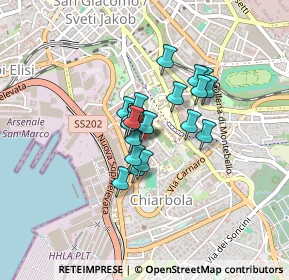 Mappa Via Zorutti, 34144 Trieste TS, Italia (0.2605)