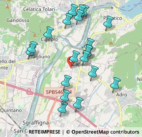 Mappa Via Vittorio Veneto, 25031 Capriolo BS, Italia (1.906)