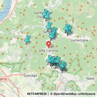Mappa Via G. Marconi, 25069 Villa Carcina BS, Italia (3.4945)