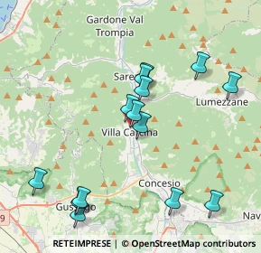 Mappa Via Marconi Guglielmo, 25069 Villa Carcina BS, Italia (4.07214)