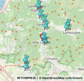 Mappa Via Marconi Guglielmo, 25069 Villa Carcina BS, Italia (3.93455)