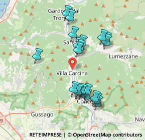 Mappa Via Marconi Guglielmo, 25069 Villa Carcina BS, Italia (3.4945)