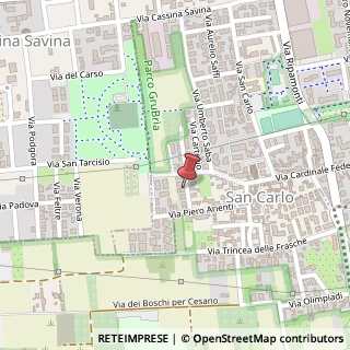Mappa Via Aleardo Aleardi, 9, 20831 Seregno, Monza e Brianza (Lombardia)