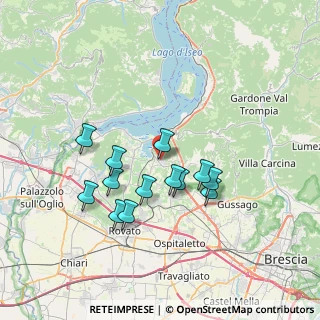 Mappa Via Alcide de Gasperi, 25050 Provaglio d'Iseo BS, Italia (6.28385)