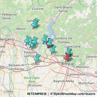 Mappa Via Alcide de Gasperi, 25050 Provaglio d'Iseo BS, Italia (11.46333)