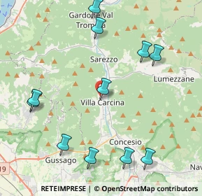 Mappa Via Alessandro Volta, 25069 Villa Carcina BS, Italia (4.87545)