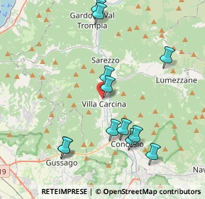 Mappa Via Alessandro Volta, 25069 Villa Carcina BS, Italia (4.15667)