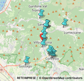 Mappa Via Alessandro Volta, 25069 Villa Carcina BS, Italia (2.81231)