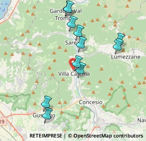 Mappa Via Alessandro Volta, 25069 Villa Carcina BS, Italia (3.95818)