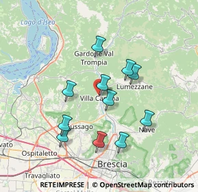 Mappa Via Alessandro Volta, 25069 Villa Carcina BS, Italia (6.36818)