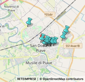 Mappa Via Trento, 30027 San Donà di Piave VE, Italia (1.35636)