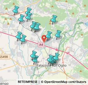 Mappa Via Giuseppe Nembrini, 24064 Grumello del Monte BG, Italia (3.88333)