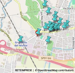 Mappa Via Giuseppe Nembrini, 24064 Grumello del Monte BG, Italia (0.4605)