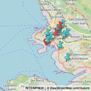 Mappa Via della Rampa, 34123 Trieste TS, Italia (1.41917)