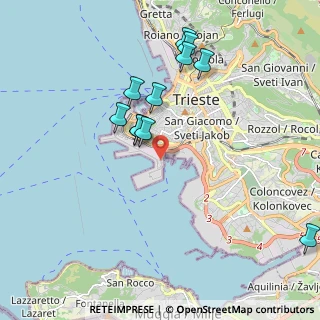 Mappa Via della Rampa, 34123 Trieste TS, Italia (1.92273)