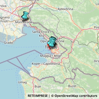 Mappa Via della Rampa, 34123 Trieste TS, Italia (8.795)